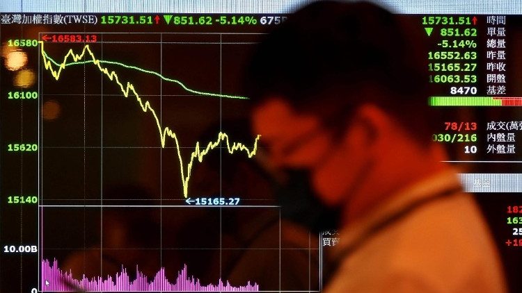 Crollo degli indici azionari alla Bank of Taiwan Securities