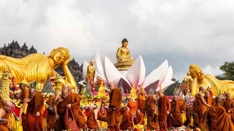 Vesak svētki Indonēzijā