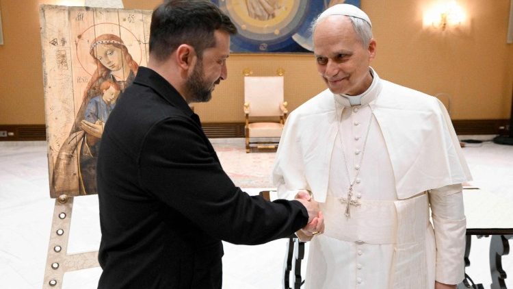 Popiežius priėmė Ukrainos prezidentą