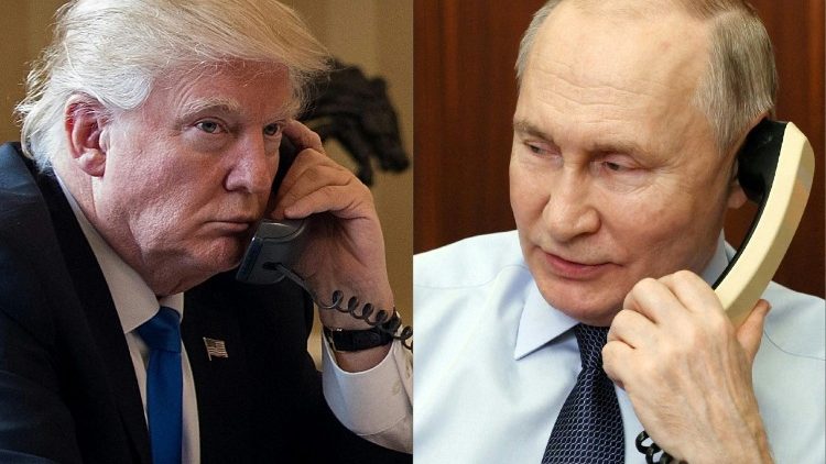 Il presidente degli Stati Uniti, Donald Trump ed il presidente russo Vladimir Putin