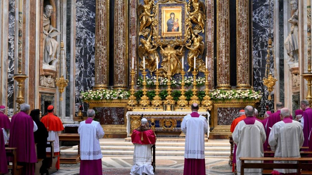 Il Papa a Santa Maria Maggiore