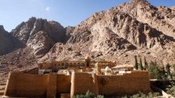 Das griechisch-orthodoxe Katharinenkloster auf der Sinai-Halbinsel, die zu Ägypten gehört