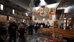 Ndako-Nzambe ya bagrecque-orthodoxe ya Santu-Eliya, ezwami na quartier Dwelaa, na mboka Damas