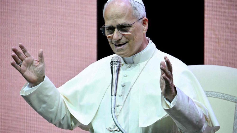 Сустрэча Папы са святарамі