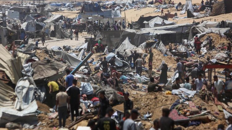 Il campo profughi di Khan Yunis nella Striscia di Gaza