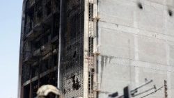 Snímka z miesta požiaru