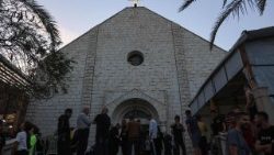 Das Kirchengebäude in Gaza-Stadt