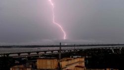 Ein Blitzeinschlag in Indien