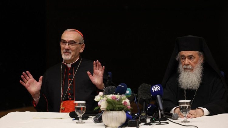 Conferencia de prensa del Patriarca Pizzaballa y de Su Beatitud Teófilo III.