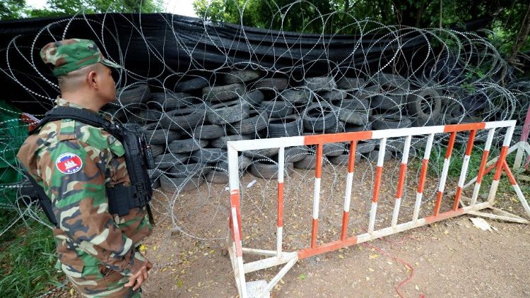 An der Grenze zwischen beiden südostasiatischen Länder