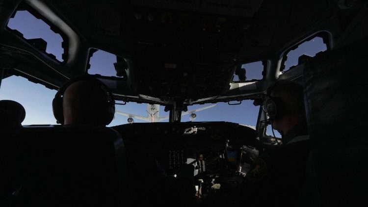 Interno di un caccia da guerra 