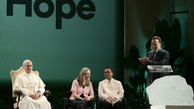 Papst Leo XIV. sprach diesen Mittwoch bei der Tagung „Raising Hope for Climate Justice“ (Hoffnung für Klimagerechtigkeit wecken) in Castel Gandolfo