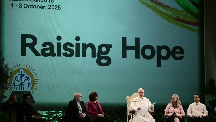 Pāvests Leons XIV simpozijā "Raising Hope"
