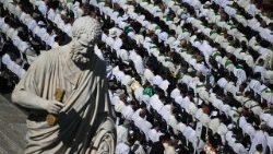 Падчас Імшы на Плошчы Святога Пятра