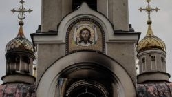 Kirche in Konstyantyniwka im Donbass