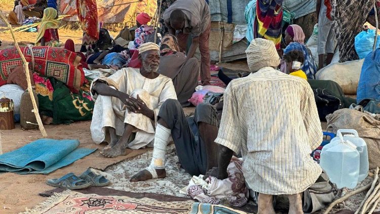 Displaced Sudanese who fled El-Fasher after the city fell to the Rapid Support Forces