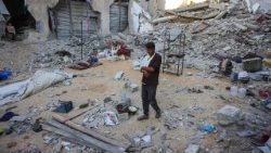 La distruzione dei raid a Gaza