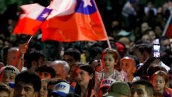 Un momento de la campaña electoral para las elecciones presidenciales en Chile