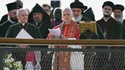 O Papa no Encontro ecumênico de oração em Iznik - antiga Niceia -, ponto alto desta visita de Leão XIV à Turquia