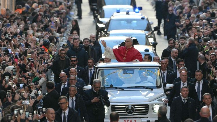 Візіт Льва XIV на Іспанскую плошчу