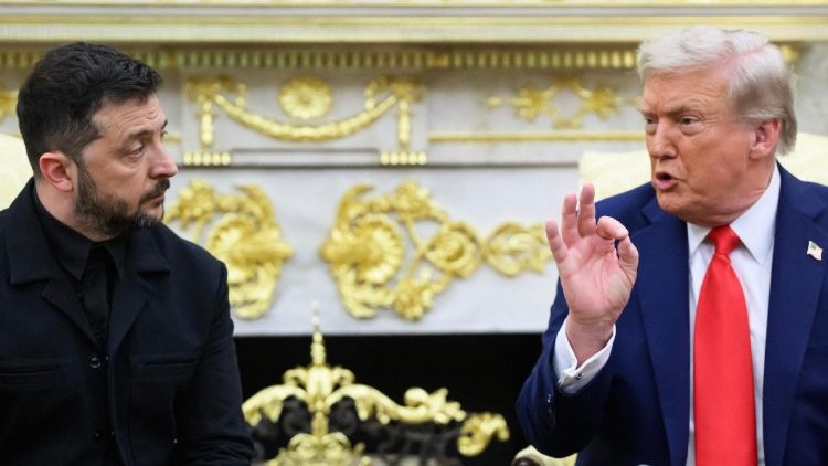 यूक्रेन के राष्ट्रपति वोलोडिमिर ज़ेलेंस्की और अमेरिकी राष्ट्रपति डोनाल्ड ट्रंप 