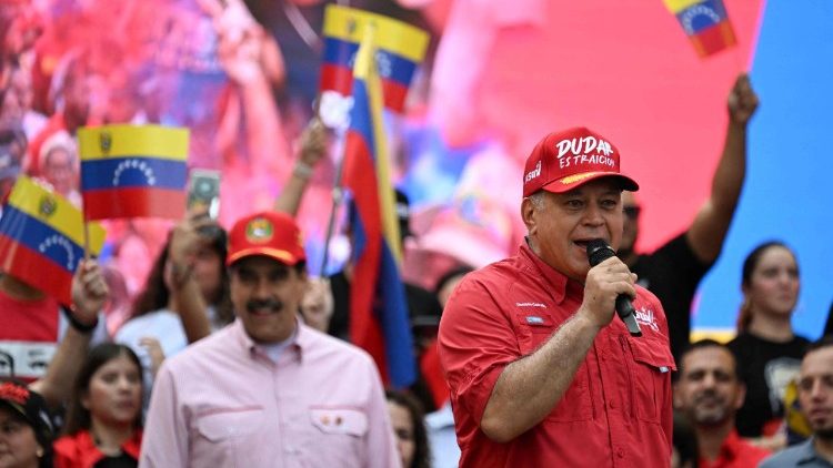 Rais Maduro wakati wa kampeni za uchaguzi nchini humo