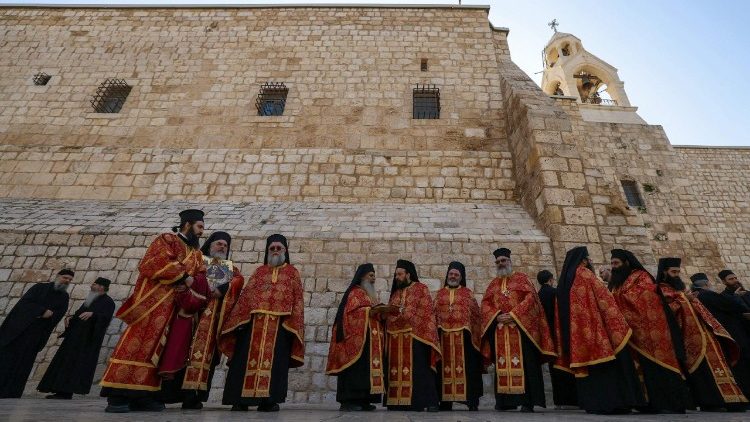  Orthodoxes Weihnachtsfest  in der Geburtskirche