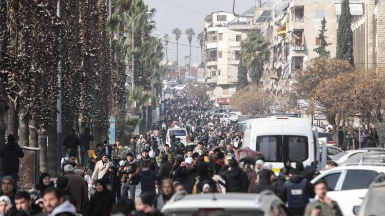 Die Bewohner fl&uuml;chten aus den kurdischen Viertel Sheikh Maqsoud und Ashrafieh