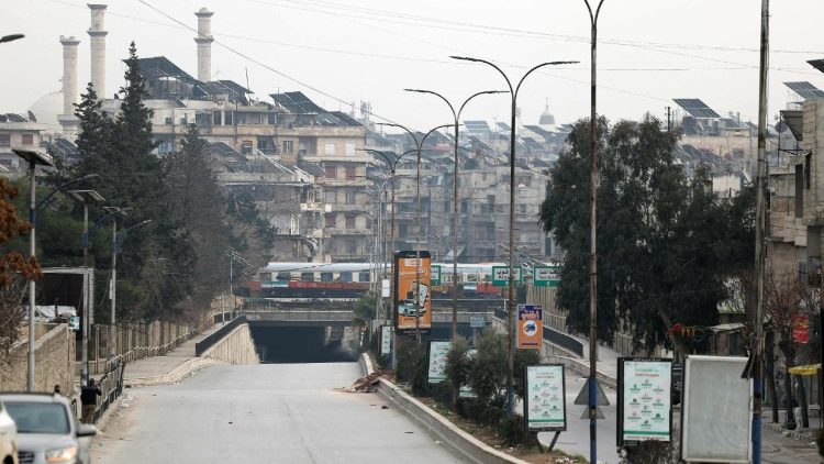 Leere Stra&szlig;en in Aleppo