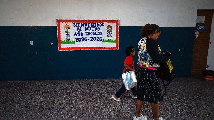 La nouvelle année civile débute dans une école de Caracas (Venezuela), le 12 janvier 2026. 