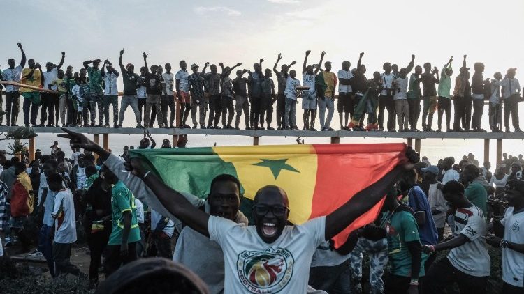 Festeggiamenti per la vittoria a Dakar