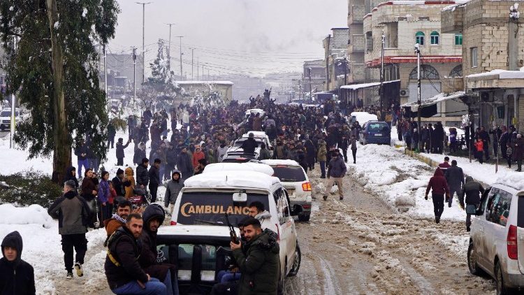 Membri delle Forze democratiche siriane a Kobane