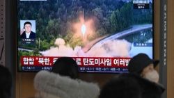  North Korea fires missiles into sea
