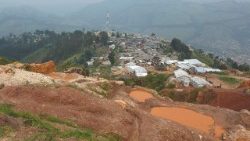 Un'immagine della miniera di Rubaya, nel nord Kivu