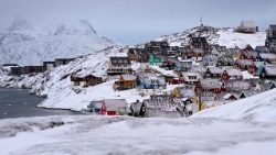 La ville de Nuuk à l'ouest du Groenland, le 4 février 2026.