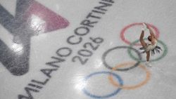 Logo zu den Olympischen Spiele von Mailand und Cortina