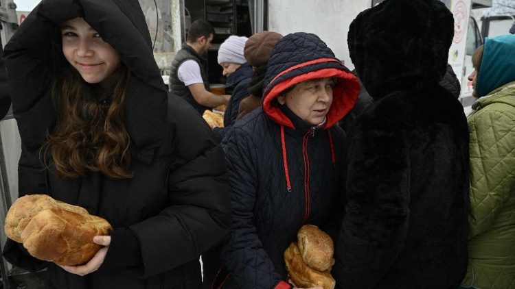 Distribuzione di aiuti a Kyiv