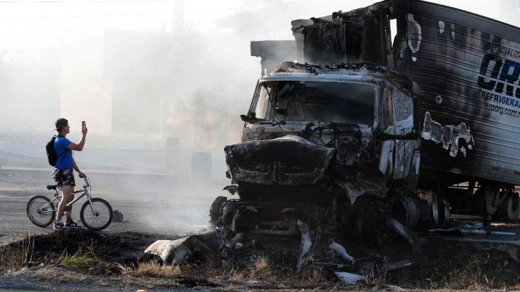 Una imagen de la violencia ocurrida el pasado mes de febrero en el estado de Jalisco