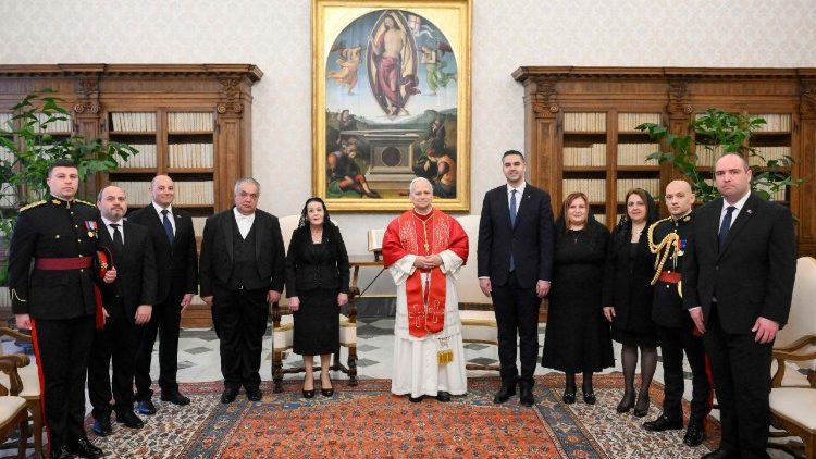 Baba Mtakatifu Leo XIV, tarehe 2 Machi 2026 amekutana na kuzungumza na Myriam Spiteri Debono, Rais wa Malta pamoja na ujumbe wake.