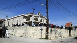 लेबनान की सीमा का एक गिरजाघर