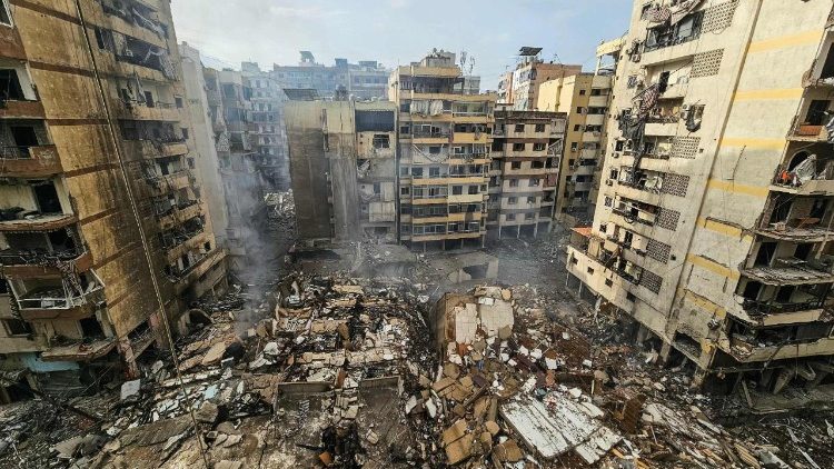 Beirut, uno de los barrios afectados por los bombardeos israelíes.