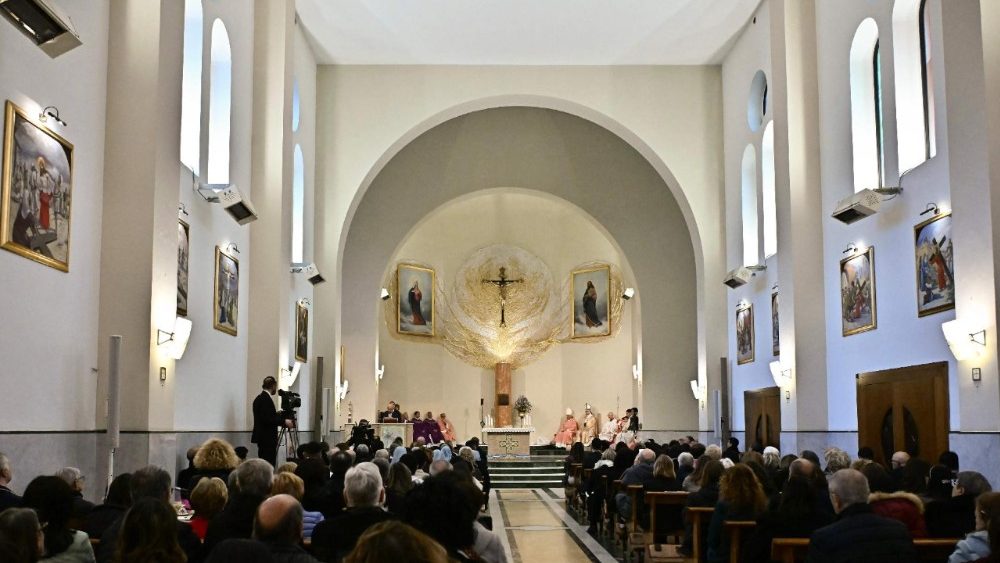 Візіт Льва XIV у рымскую парафію Найсвяцейшага Сэрца Езуса 