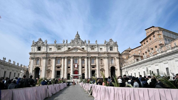 Celebraci&oacute;n de la misa del Domingo de Ramos