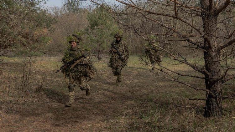 Militari ucraini nella regione di Kharkiv