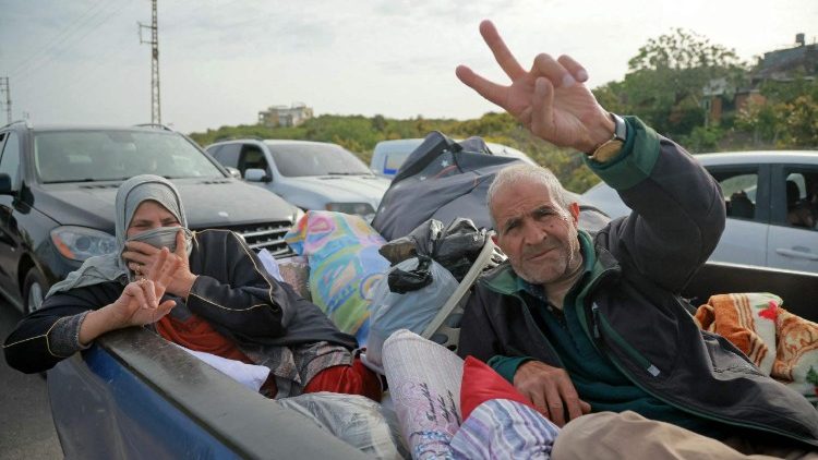 La gioia degli sfollati libanesi per il cessate il fuoco