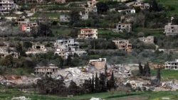 Blick aus Israel in den Südlibanon