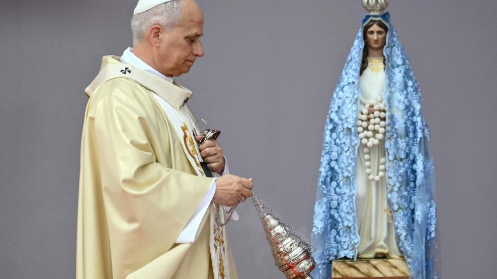 Папа падчас святой Імшы ў Кіламбе