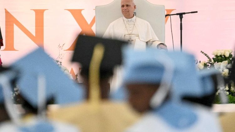 Leó pápa a malabói Jean-Pierre Olié pszichiátriai kórházban