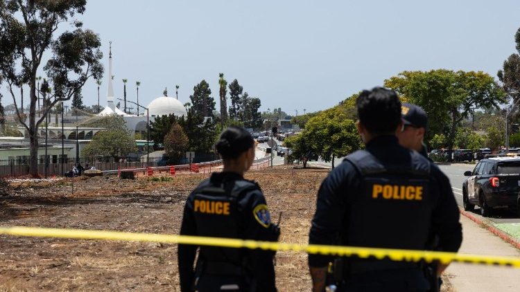 Polizei am Isalmischen Zentrum in San Diego