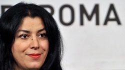 L'autrice e regista Marjane Satrapi fotografata a Roma nel novembre 2012 durante la presentazione del suo film "La bande des Jotas"